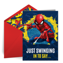 Spider-Man | Kids Birthday card image