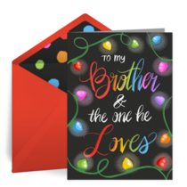 Brother Holiday Love card image