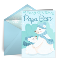 Papa Polar Bear  card image