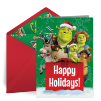 Shrek | Christmas card image