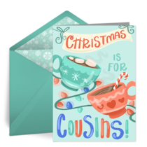 Christmas Cousins card image