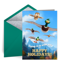 Migration | Let's Fly Holiday card image