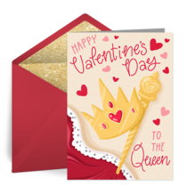 Mom Valentine Queen card image