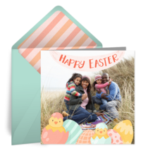 Easter Chicks card image