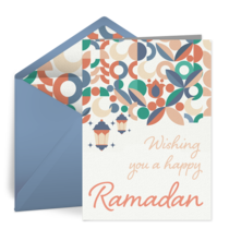 Ramadan Geometric Lantern card image