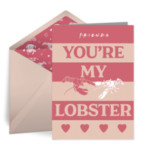 Friends | You're My Love Lobster card image
