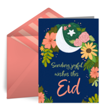 Spring Floral Eid card image