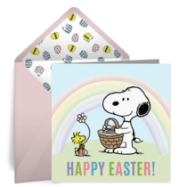 Peanuts | Snoopy Easter card image