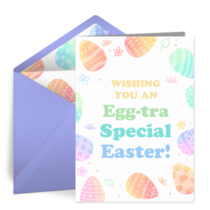 Watercolor Easter Eggs card image