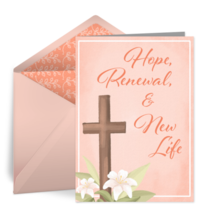 Hope, Renewal, Life card image