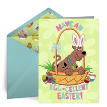 Scooby Doo | Easter card image