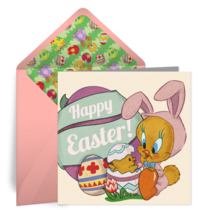 Looney Tunes | Easter card image