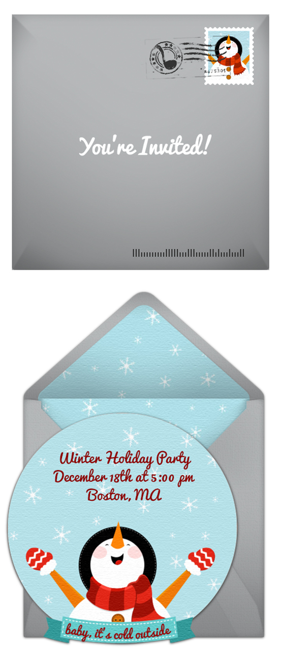 Free Christmas party invitations