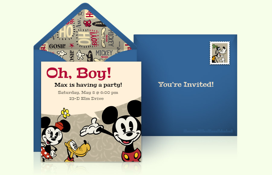 Plan a Mickey Mouse Party!