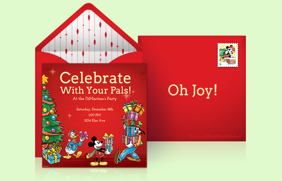 Plan a Mickey Mouse Christmas Party!