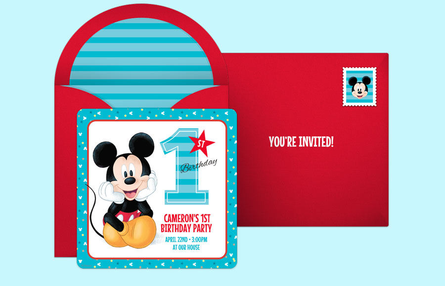 Plan a Mickey Mouse 1st Party!