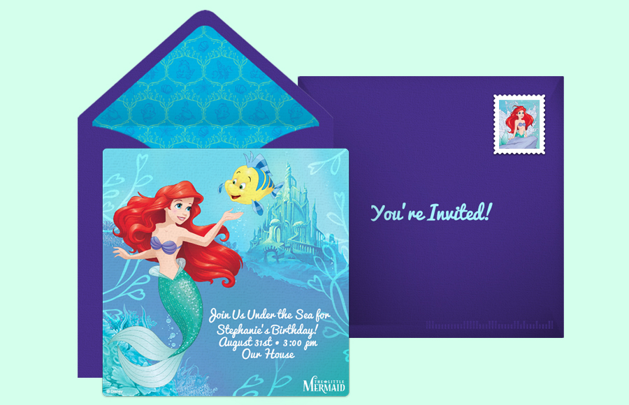 Plan a The Little Mermaid - Ariel & Flounder Party!