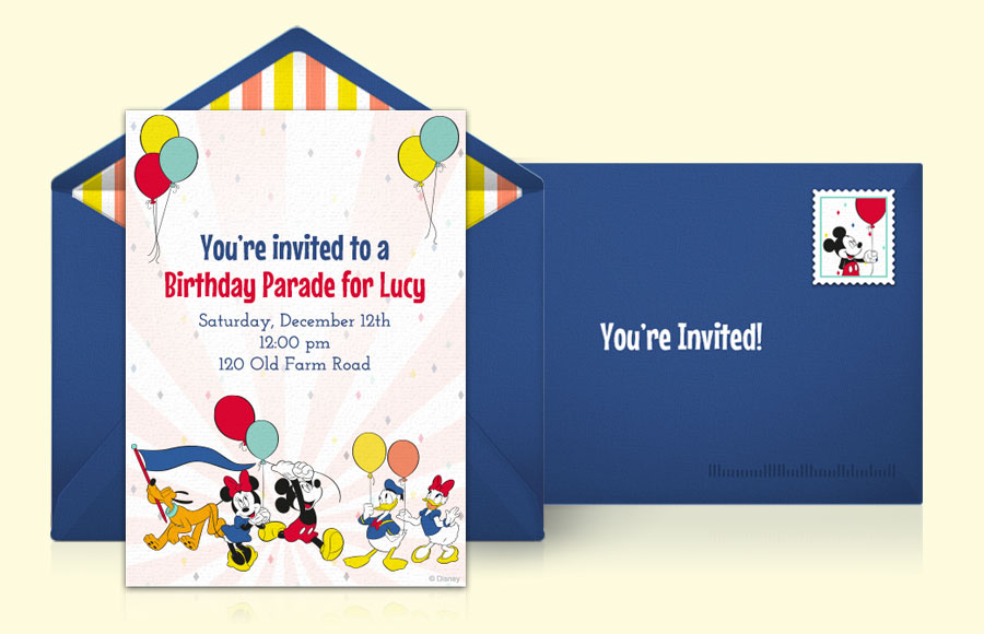 Plan a Disney Birthday Parade Party!