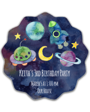 Outer Space Birthday