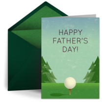 Father's Day Golf card image