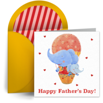 Daddy Elephant card image