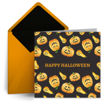 Halloween Collage card image