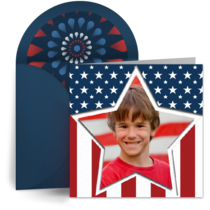 Photo Stars and Stripes card image