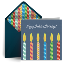 Birthday Candles card image