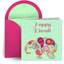Diwali Ganesha card image