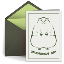 Groundhogese card image