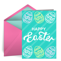 Elegant Easter Egg card image