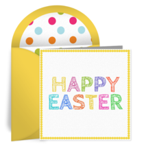 Happy Easter card image