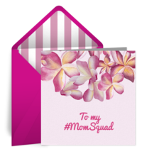 Pink Flowers card image