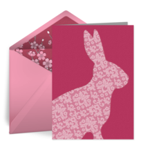 Easter Rabbit card image