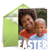 Easter Photo card image