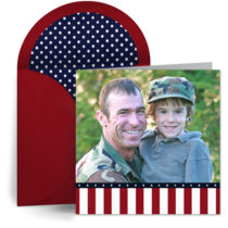 American Flag Frame card image