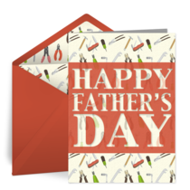 Father's Day Tools card image