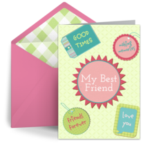 Friendship Scrapbook card image