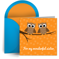 Sister Owls card image