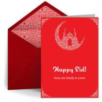 Eid Crescent card image