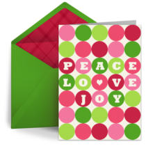 Holiday Candy Dots card image
