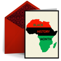 Black History Month card image