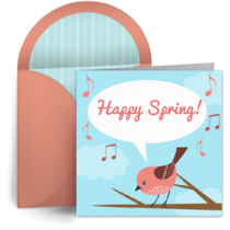 Happy Spring card image