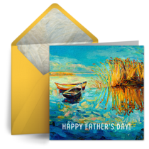 Boat Painting card image