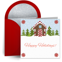 Gingerbread House card image