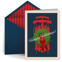 Holiday Sled card image