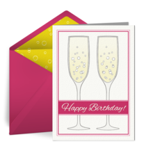Champagne Glasses card image