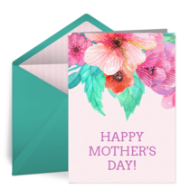Mother's Day Watercolor card image