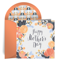Floral Mother's Day card image