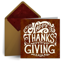 Thanksgiving Wishes card image